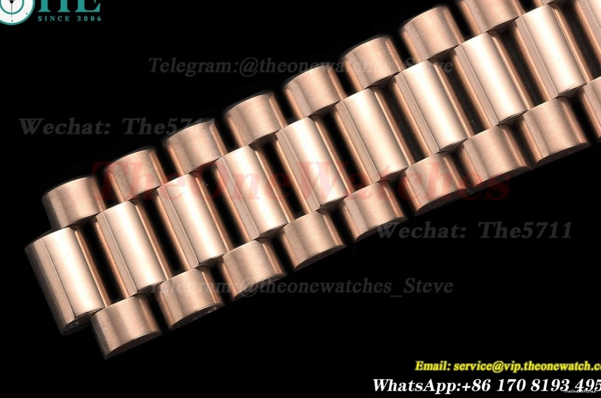 RG GDF 40mm Daydate Dial MY8215 Gold Rose RG 0205